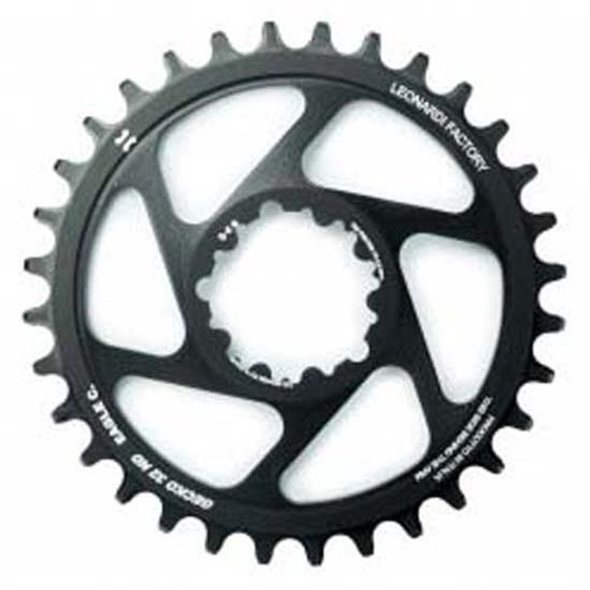 Leonardi Racing Gecko Sram Boost Dm Offset 3mm Kettingblad Zwart 30t