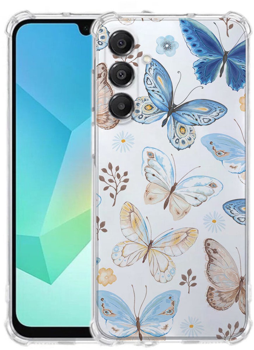 TPU Telefoonhoesje Samsung Galaxy A17 - Vlinder schokabsorberende backcover