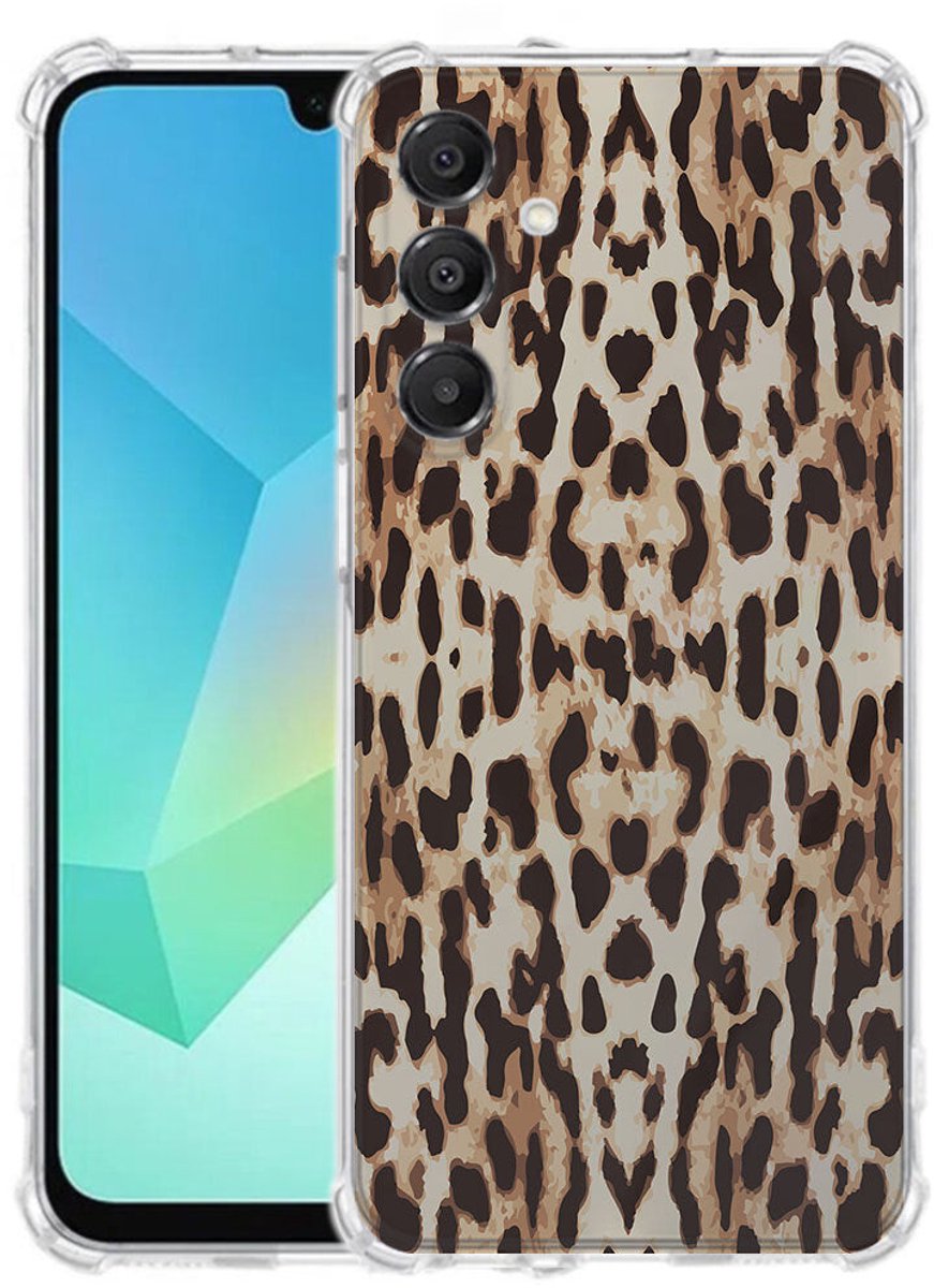 TPU Telefoonhoesje Samsung Galaxy A17 - Leopard schokabsorberende backcover