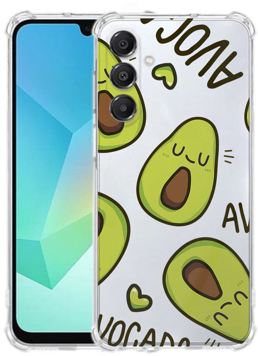 TPU Telefoonhoesje Samsung Galaxy A17 - Avocado Singing schokabsorberende backcover