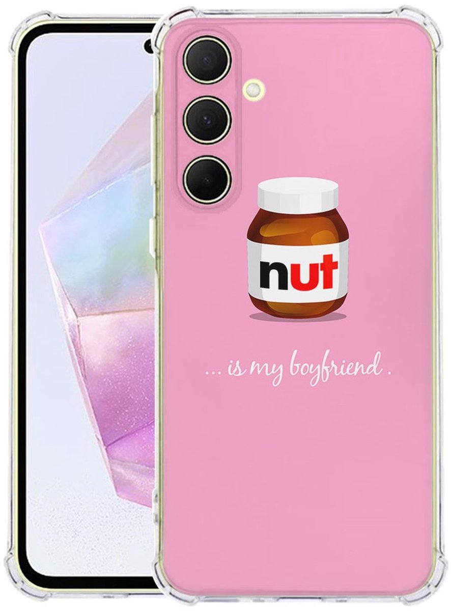 Samsung Galaxy A56 Hoesje - Hoesje Nut Boyfriend TPU Antishock
