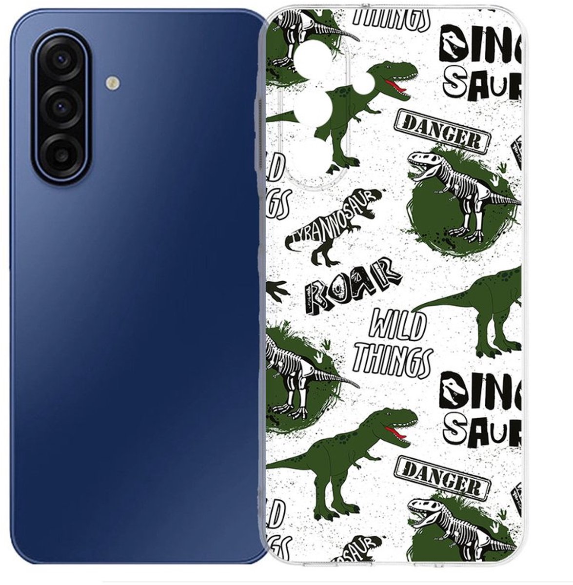 TPU Hoesje Samsung Galaxy A17 - Dinosaurus Backcover
