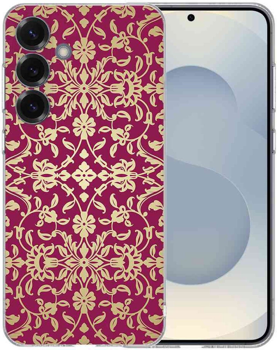 TPU Hoesje Samsung Galaxy S25 - Barok Pink Backcover