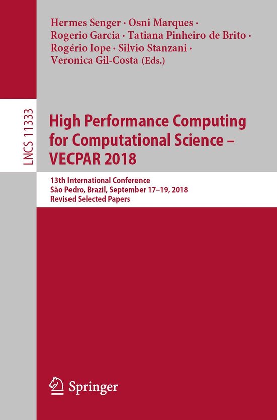 Springer Nature Proceedings Computer Science - High Performa ... - cover