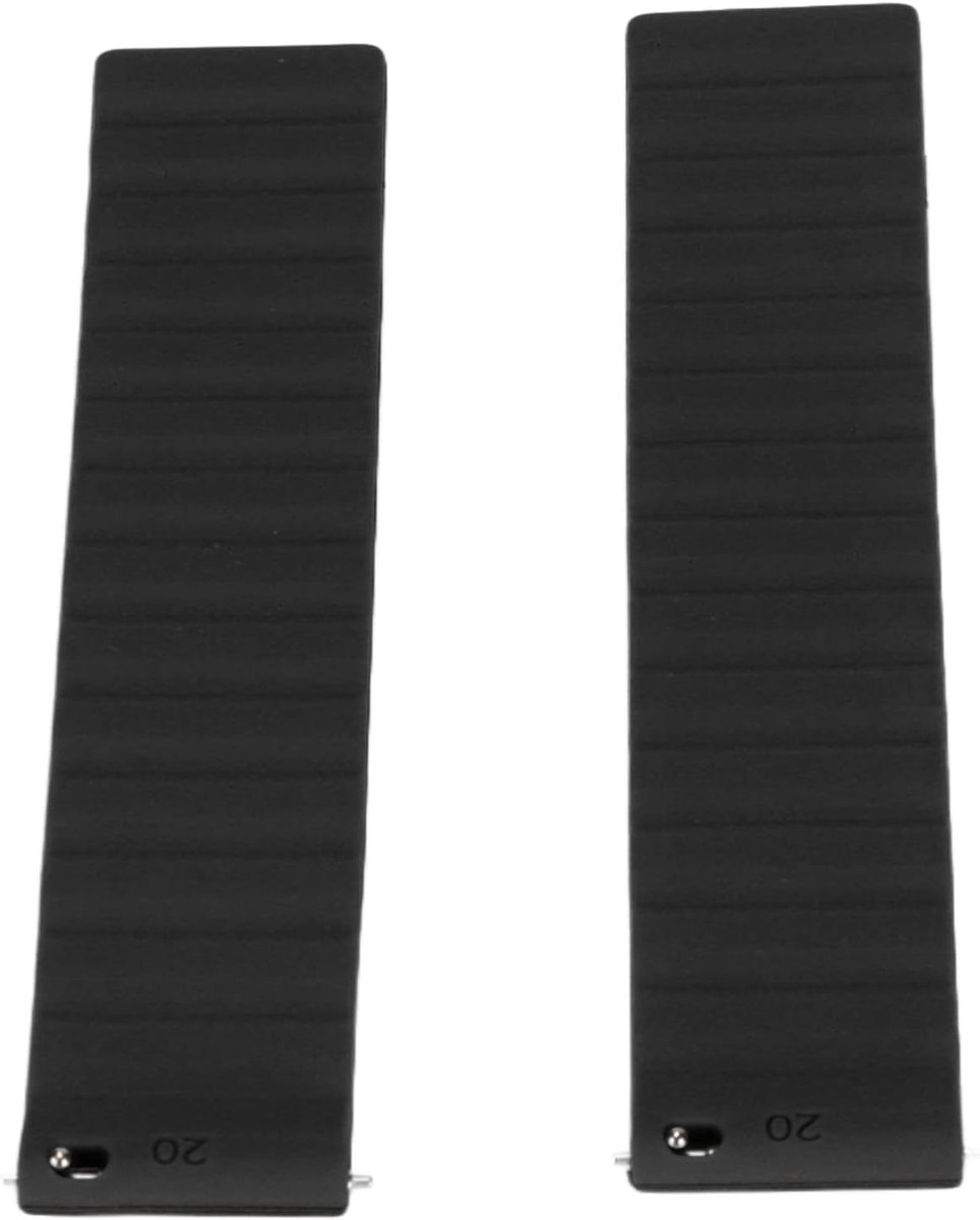 Skin Friendly Breathable Magnetic Watchband - Comfortabele en Ademende Horlogeband voor Thuisgebruik (Zwart)