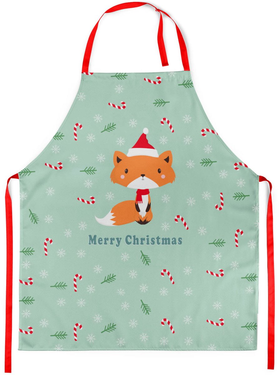 FEROCITY - Kinderschort Universele kindermaat Schildersschort - met klittenband - Unisex - Vos