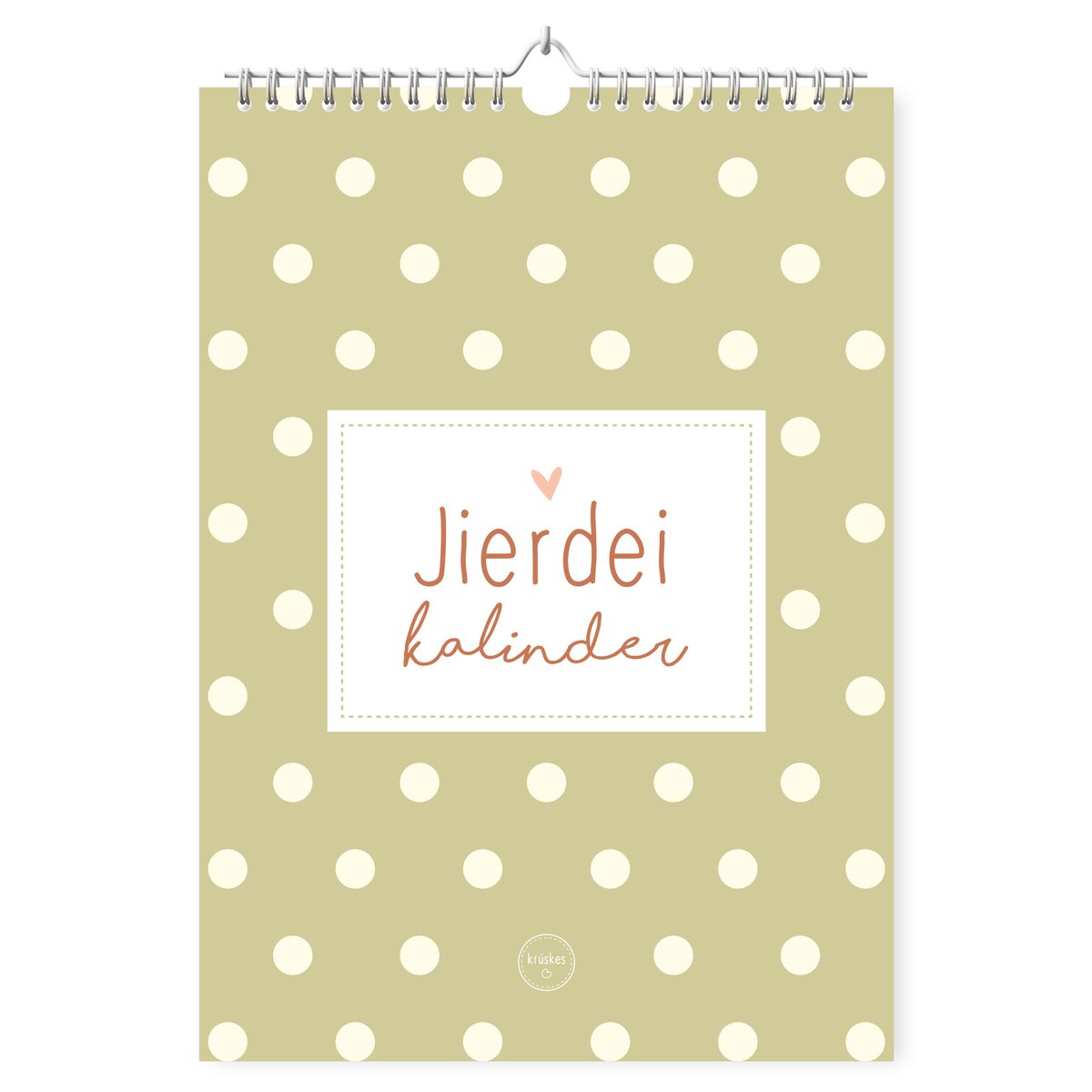 Friese Verjaardagskalender - Gekleurd - Krúskes