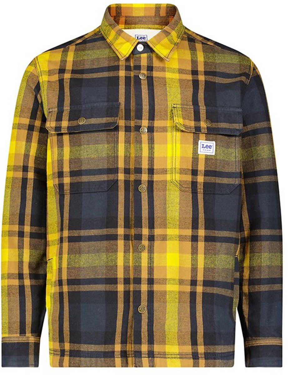 Lee Workwear Over Overhemd Met Lange Mouwen M Man Pollen