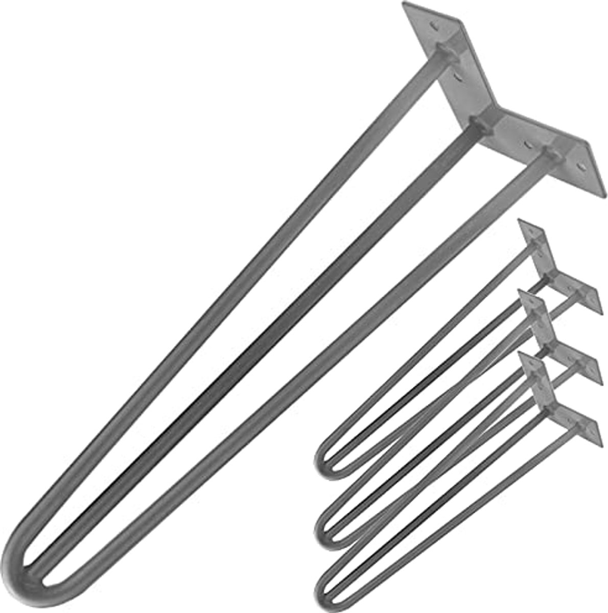 Stalen Tafel- en Meubelpoten - 71 cm Hoog - Set van 4 voor DIY Meubilair