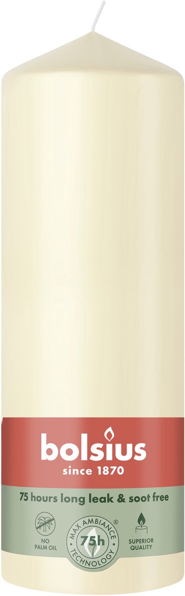 Bolsius Stompkaars 200/68 Soft Pearl (1 stuk)