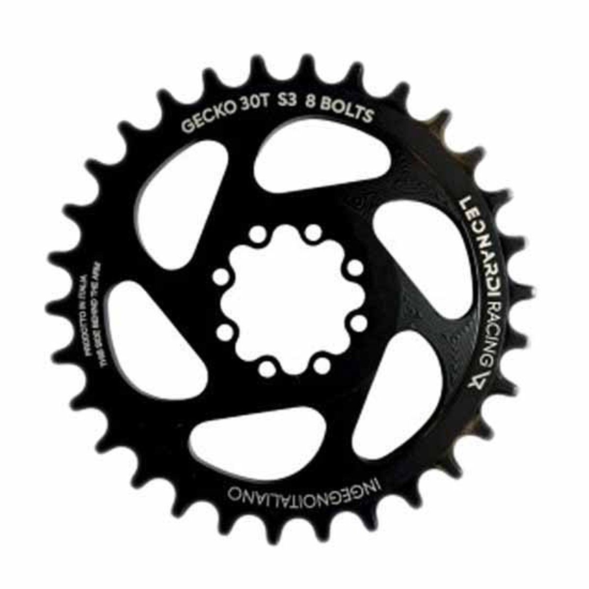 Leonardi Racing Gecko Sram S3 8b Dm Kettingblad Zilver 32t