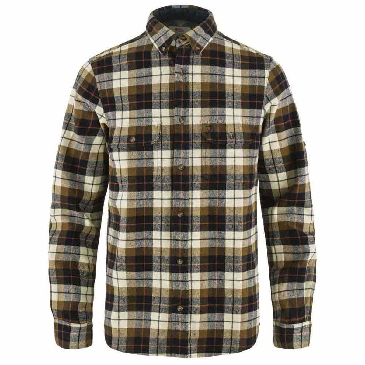 Fjällräven Singi Heavy Flannel Overhemd Met Lange Mouwen Veelkleurig S Man Marineblauw
