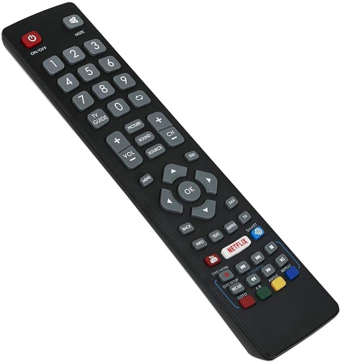 Originele TV Afstandsbediening voor Full HD LED 3D Smart TV's met Netflix en YouTube