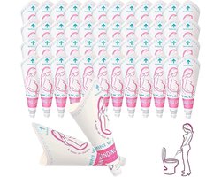 LDBKLGHJ 50pcs Urinal for women,women urinal funnel disposable women urinal portable paper,for women women pregnant women on the go car outdoor camping travel