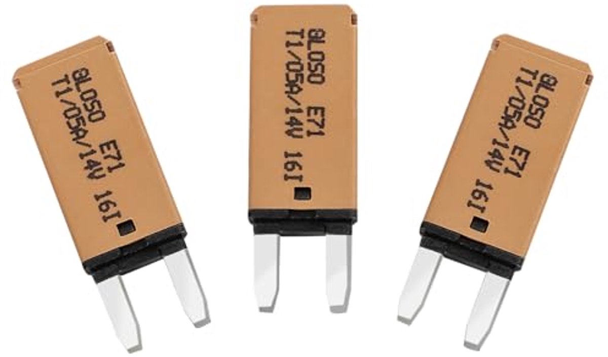 Mini-stroomonderbreker 5A 3-pack voor RV, Caravan, Auto en Boot