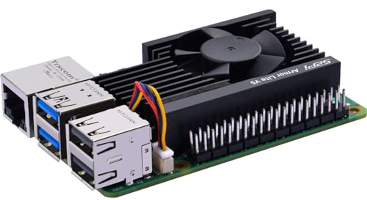 Actieve Koeler voor Raspberry Pi 5 - PWM Ventilator en Aluminium Koellichaam