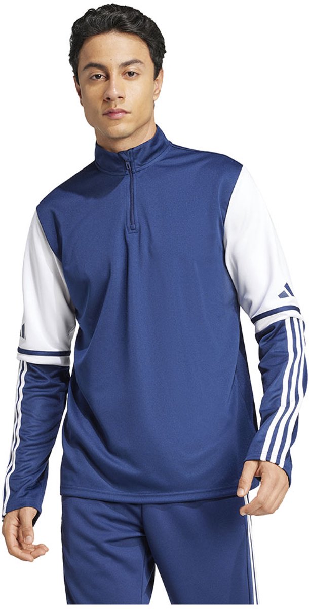 Adidas Squadra 25 Training Sweatshirt Met Halve Rits Blauw L / Regular Man
