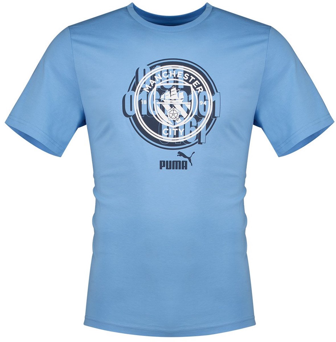Puma Manchester City Fc Culture T-shirt Met Korte Mouwen Blauw M Man,Vrouw