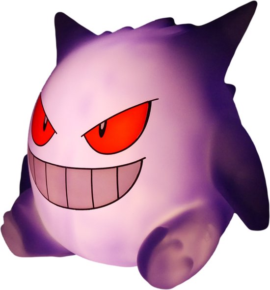 Teknofun Pokemon - Nachtlamp - Zittende Gengar - 15 cm - 2 lichtstanden van Teknofun — afbeelding 3