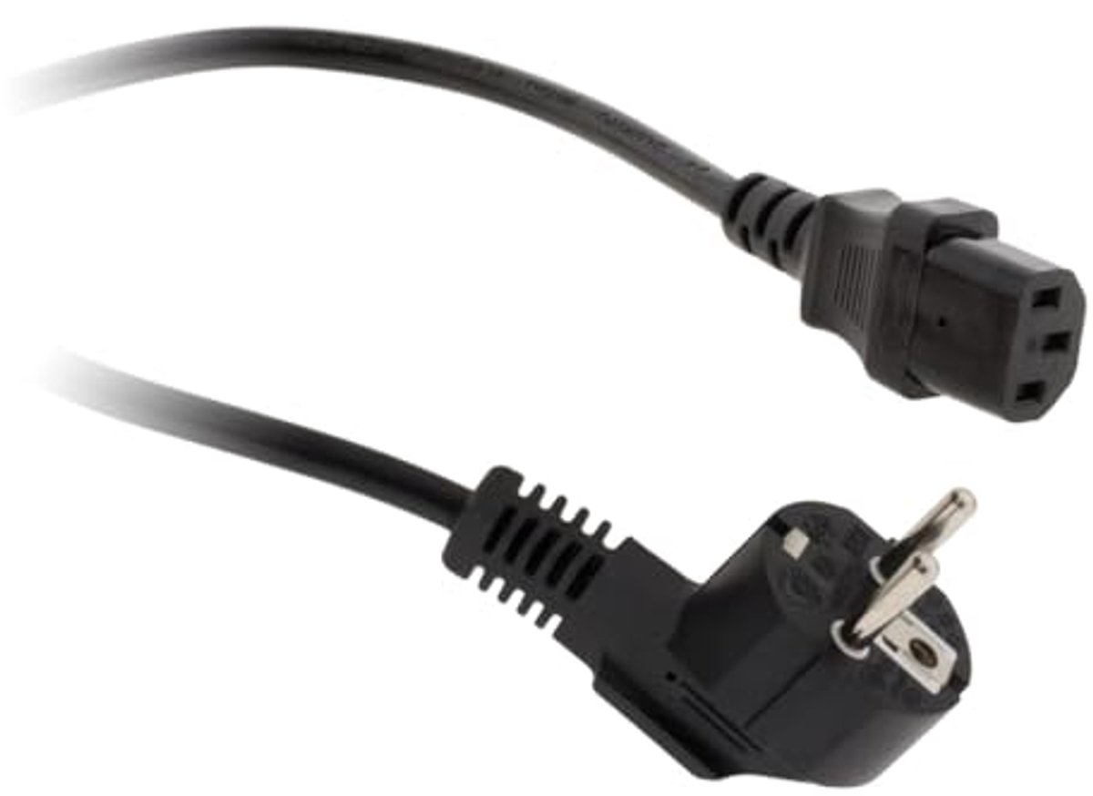 Huishoudelijke stroomkabel 2 meter HO5VV-F 60° 3G1 klasse I