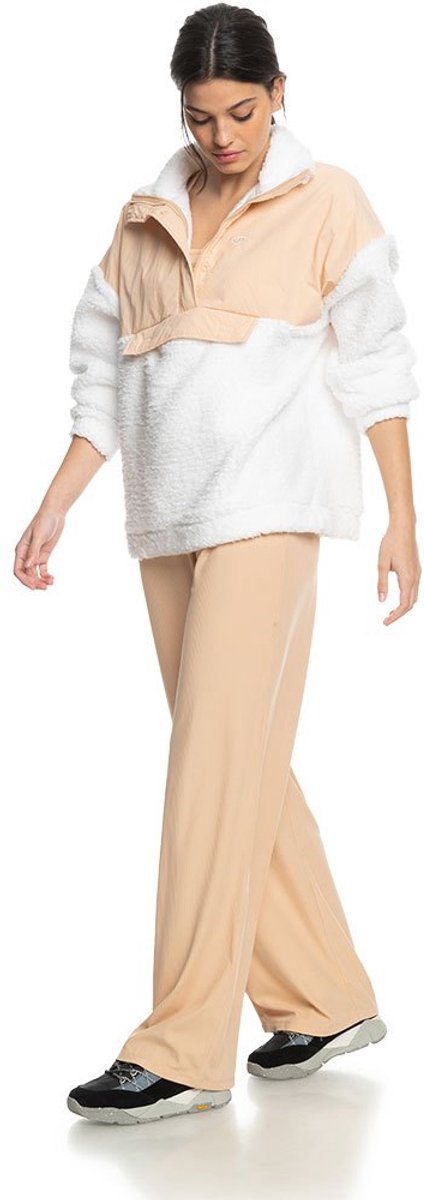 Roxy Waves Of Warmth Layered Fleece Vrouw Toasted Almond
