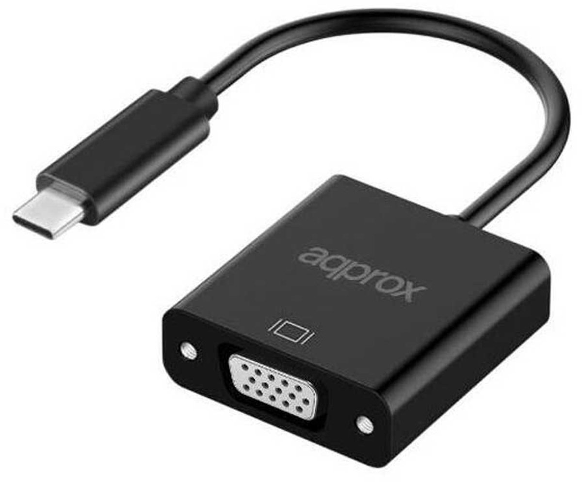 USB C to VGA Adapter approx! APPC50 Black
