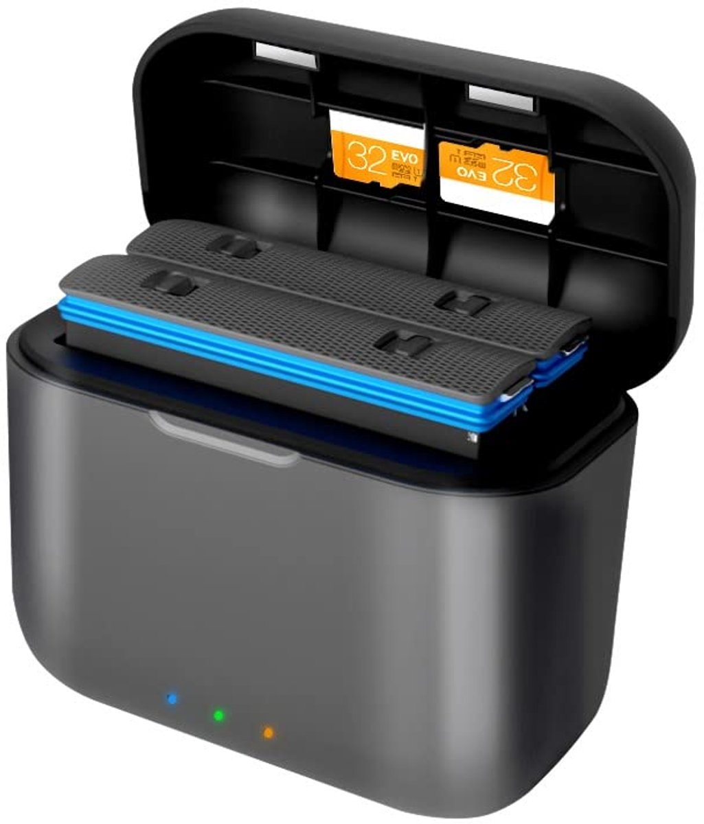 Type-C PD3.0 QC Draagbare Oplader voor Mini Station Oplaadcase van Actiecamera's