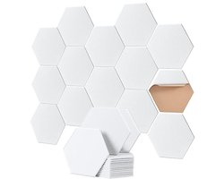 Zelfklevende geluidsabsorberende akoestische platen voor muur en plafond - 12 stuks - 30 x 30 x 0,9 cm - Verbeter de akoestiek in woonkamer, studio, kantoor en KTV