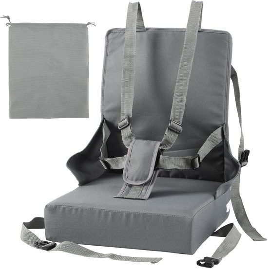Stoelverhoger voor Eetkamerstoel - Zitverhoger Peuter Eettafel - Kinderen - Booster Seat - Zitkussen Tafel kinderstoelverhoger