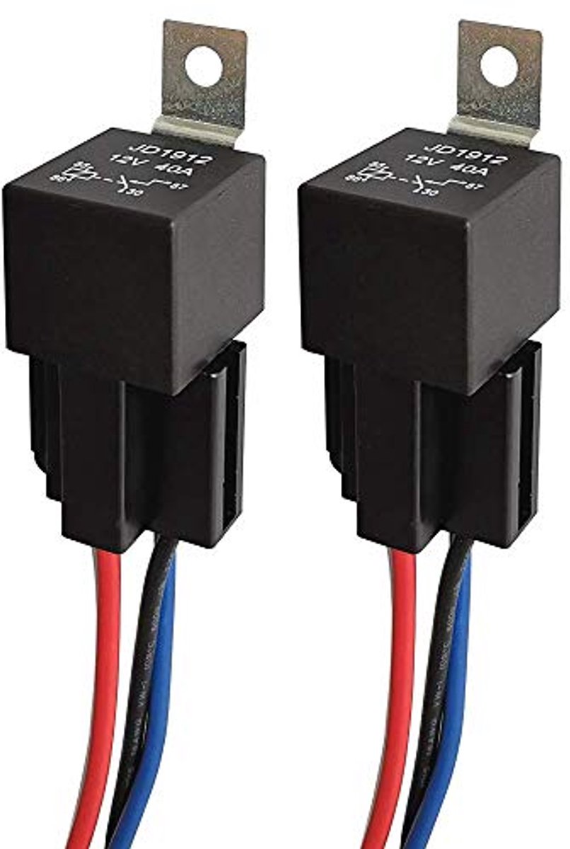Auto Relais Harnas 12V 40A - 4-Pin SPST met Diode voor Auto's en Vrachtwagens