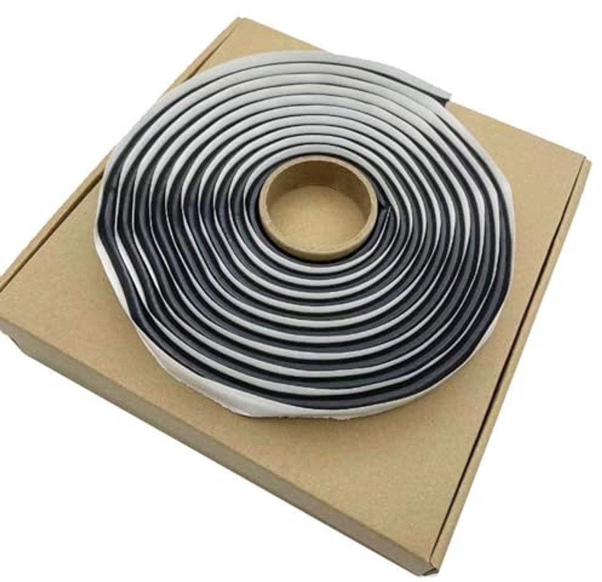 Afdichtband voor camper - ronde waterdichte butylrubberen tape 9,5 mm x 4 m