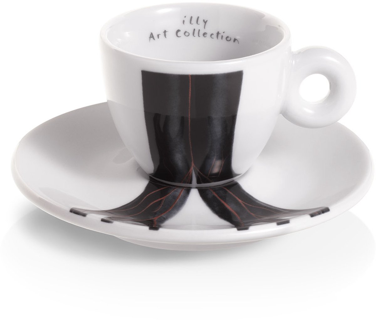 illy Art Collectie - Genesi - giftset (B) met twee espresso kop en schotel