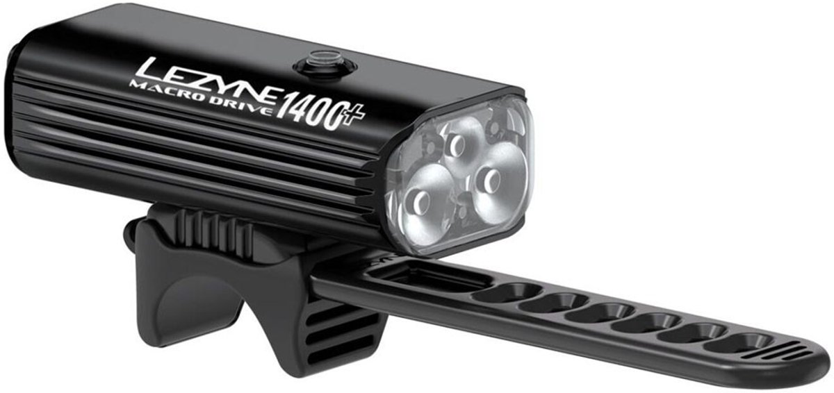 Lezyne Macro Drive 1400+ Usb Voorlicht Zwart 1400 Lumens