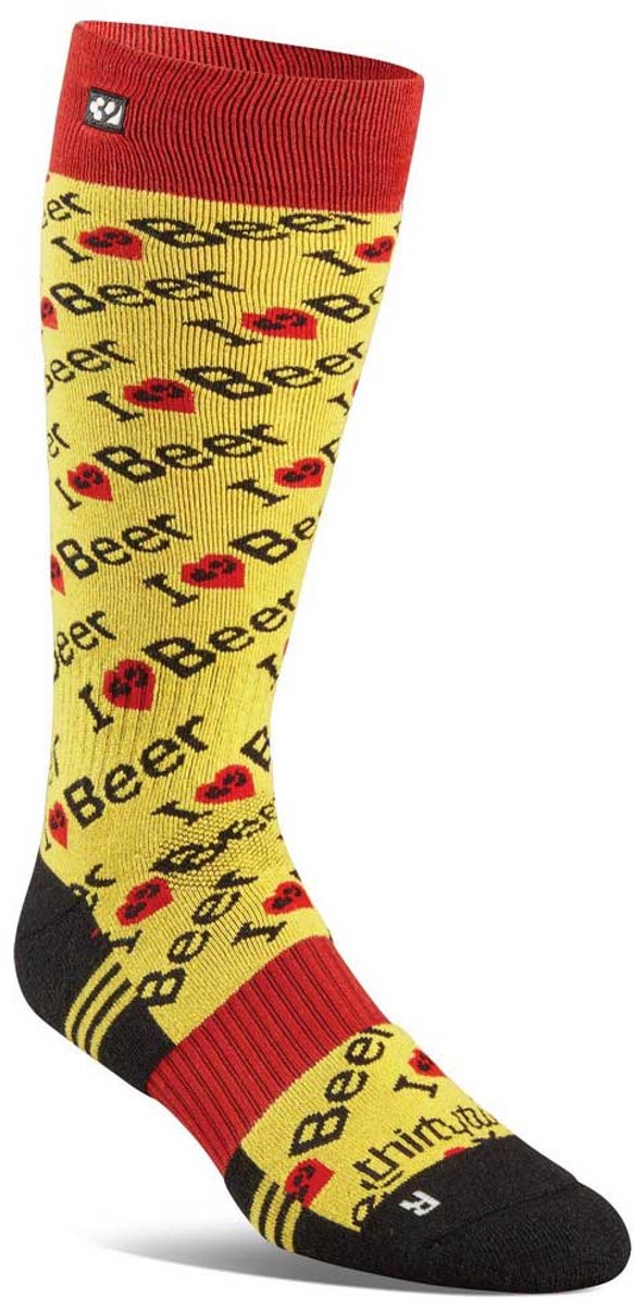 Thirtytwo Tm Merino Lange Sokken Geel EU 36 1/2-41 Man