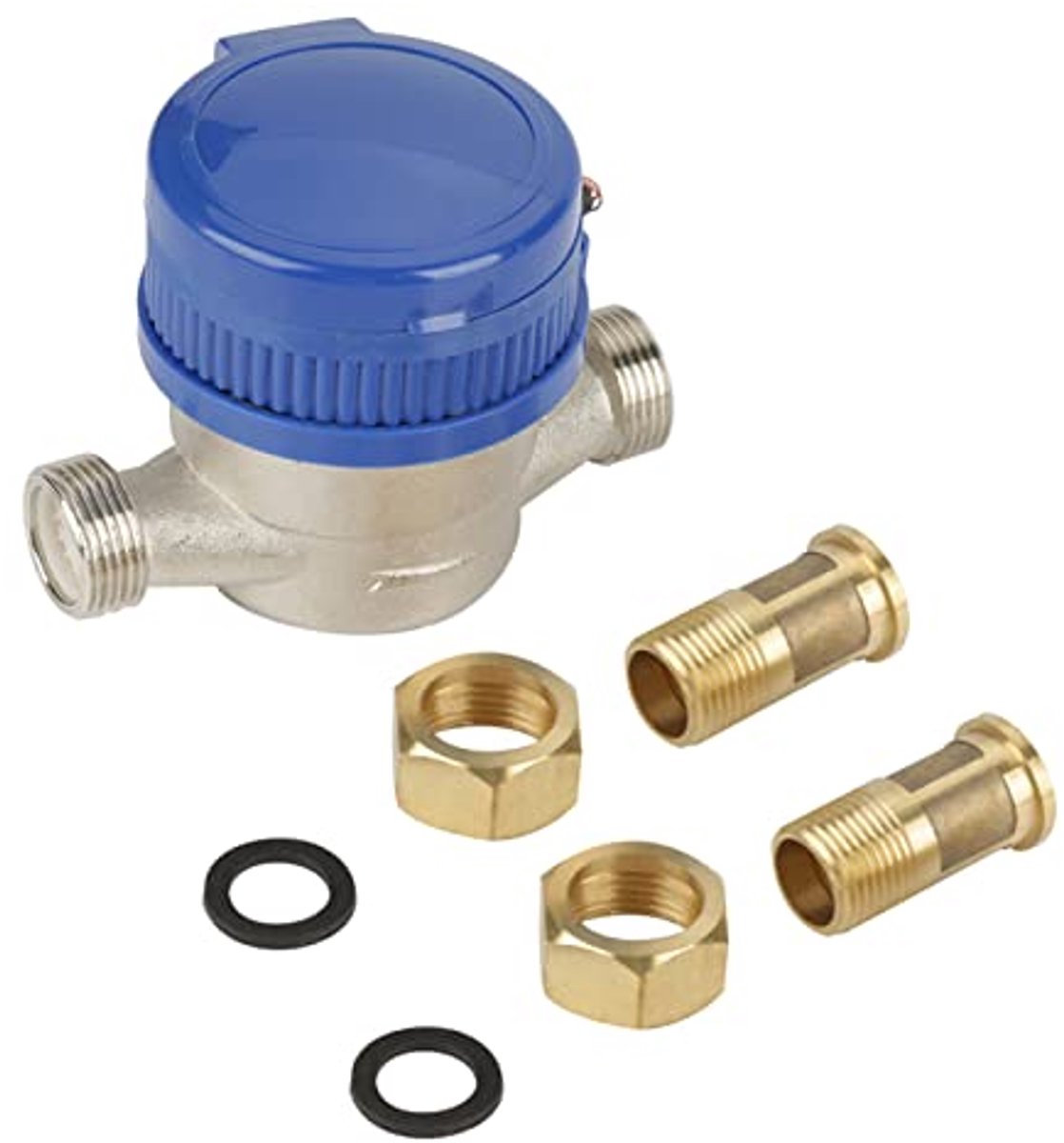 Watermeter Koud Water Teller 15 mm 1/2 inch voor Huis en Tuinbetrouwbare Watertest Meter