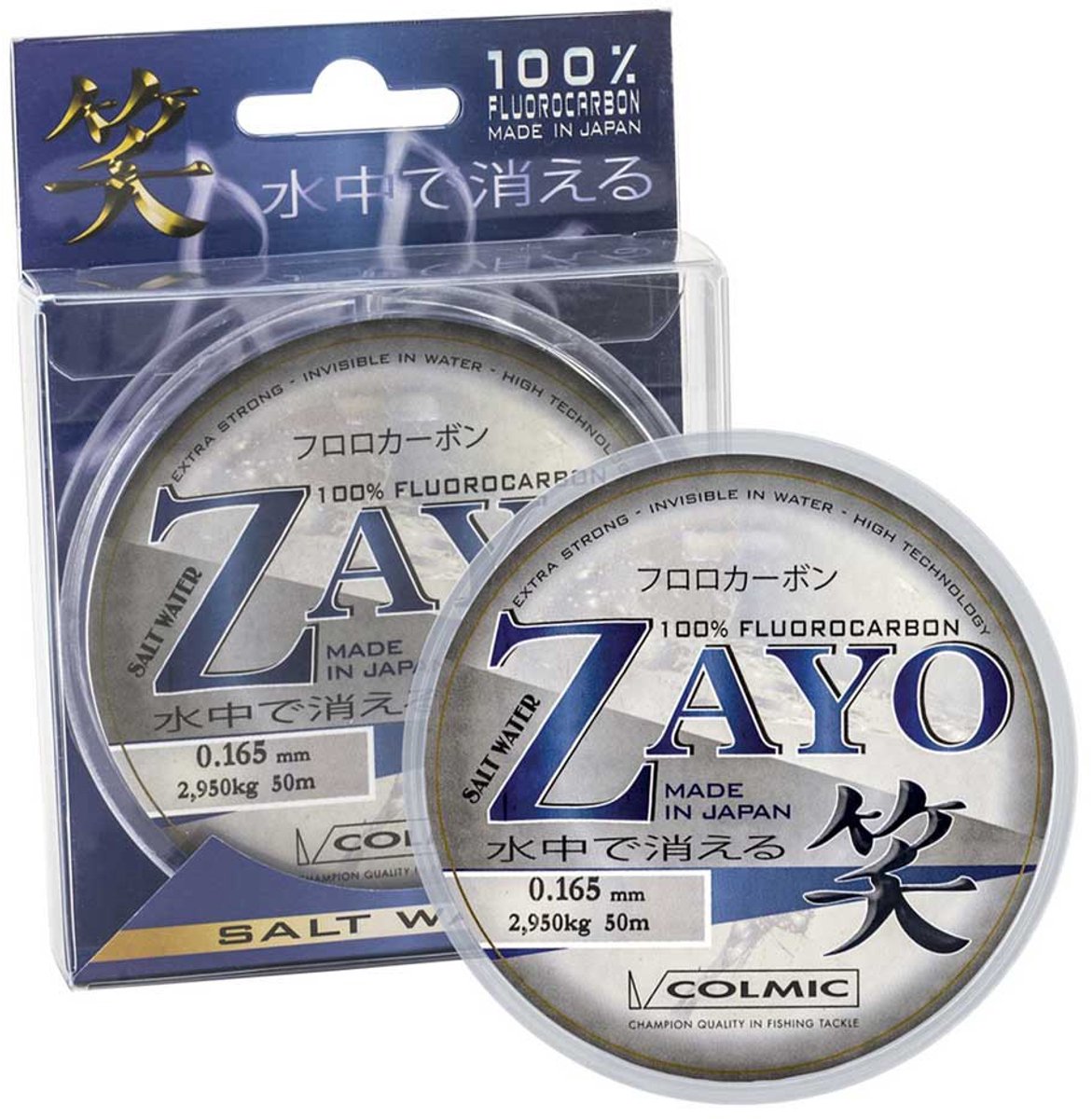 Colmic Zayo Flurocarbon 50 M Zilver 0.400 mm