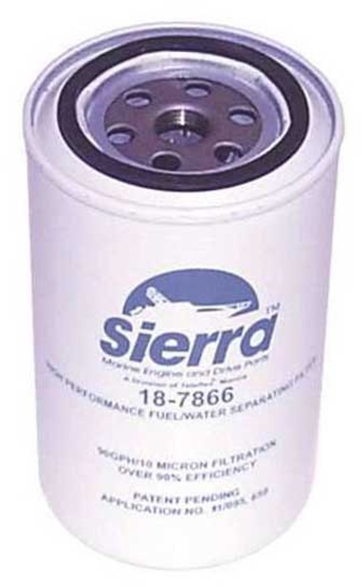 Sierra Yamaha Motoren Brandstoffilter Sie18-7866 Transparant