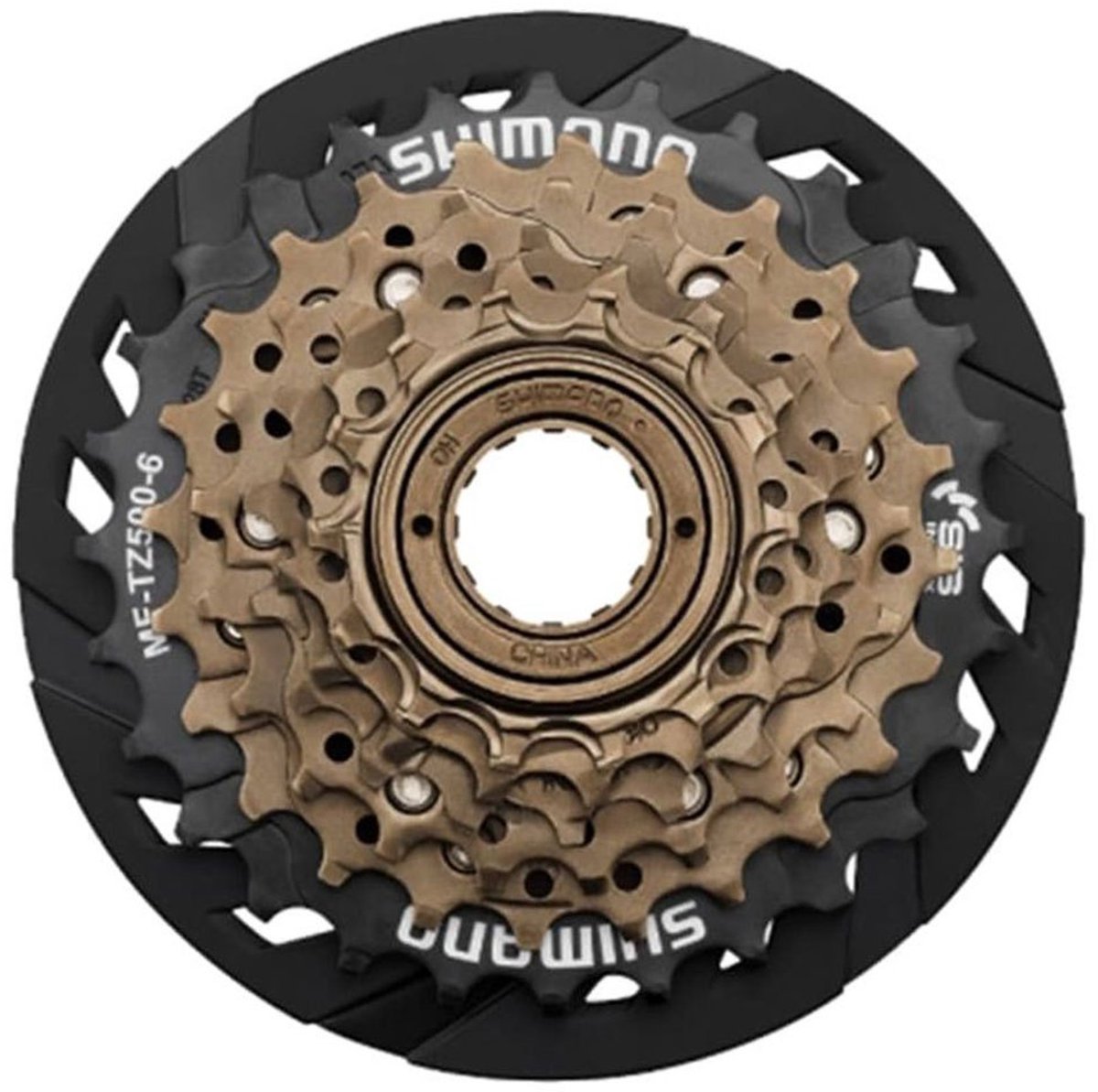 Shimano Tz500 7s Fietscassette Goud 7s / 14-28t