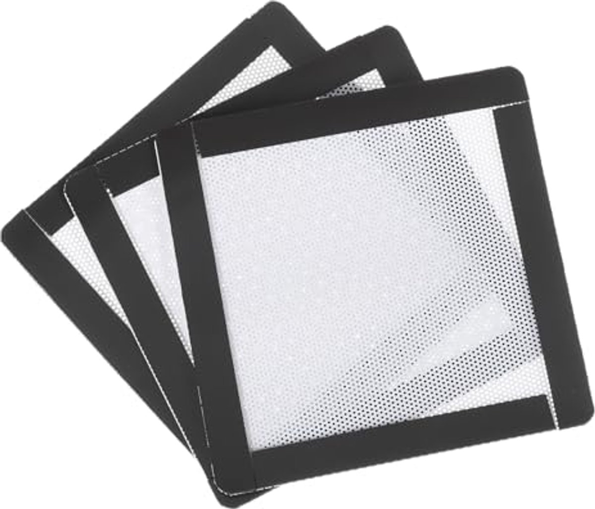 3 stuks PC-stoffilters 100 x 100 mm voor computerbehuizingen en luidsprekers