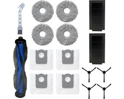 Accessoirespakket voor Ecovacs Deebot T50 Omni / T50 Pro Omni - Zak/Filter/Dweil/Zijborstel/Afzuigrol