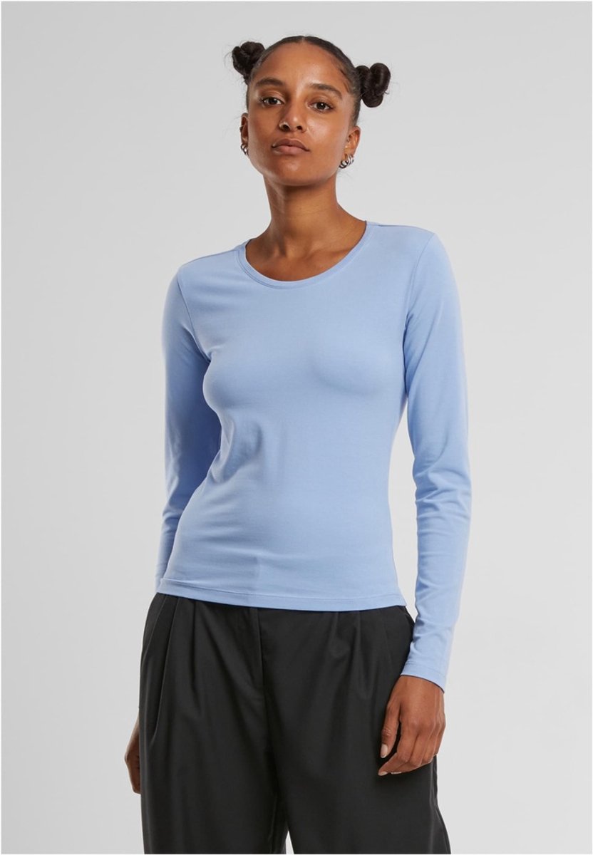 Urban Classics Basic Super Slim Longsleeve top L Blauw