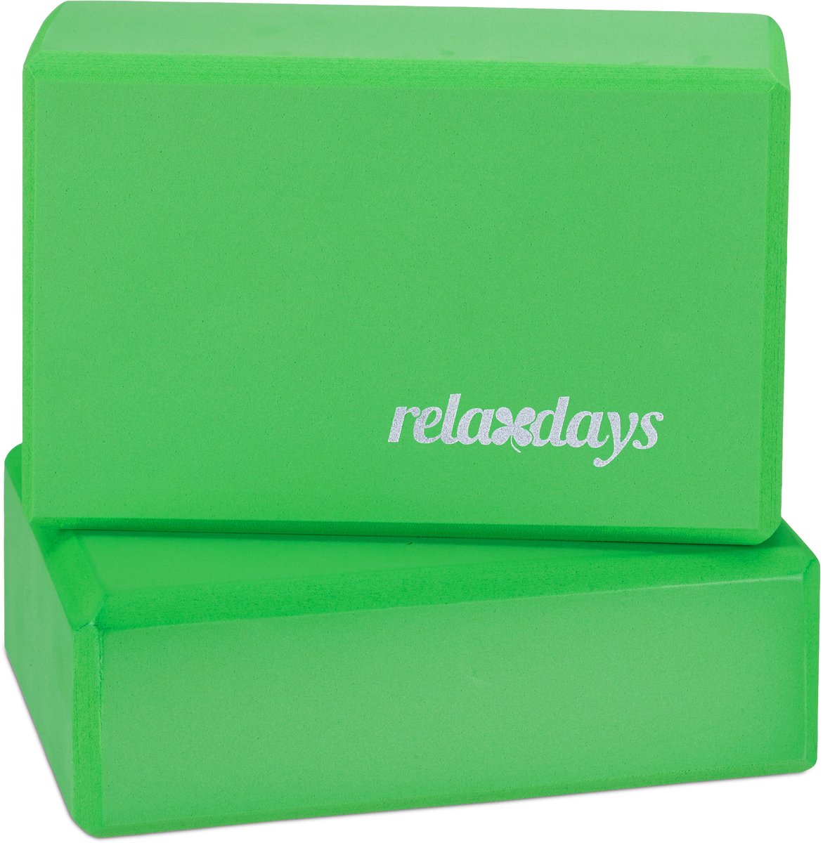 10x yoga blok - groen - hardschuim - yoga oefening - pilates blok