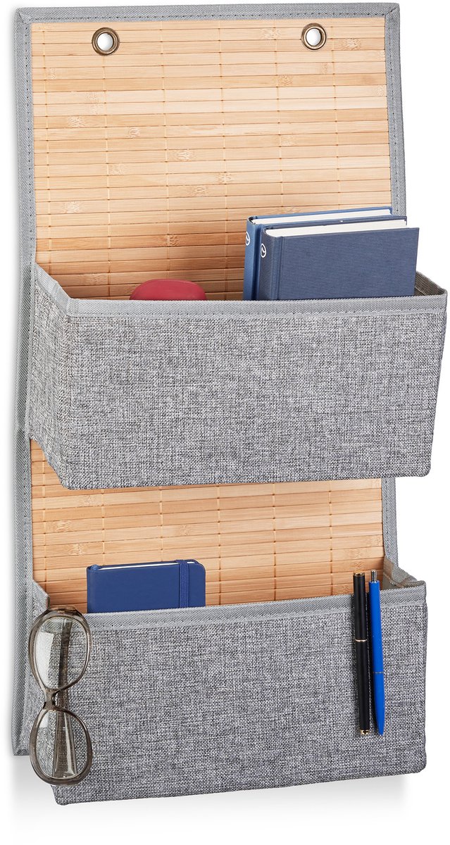 2x deurhanger badkamer - opvouwbaar - deur organizer kinderkamer - 2 vakken