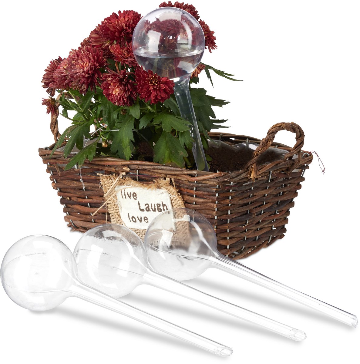8x waterdruppelaar - watergeefsysteem - plantbewateringssysteem transparant