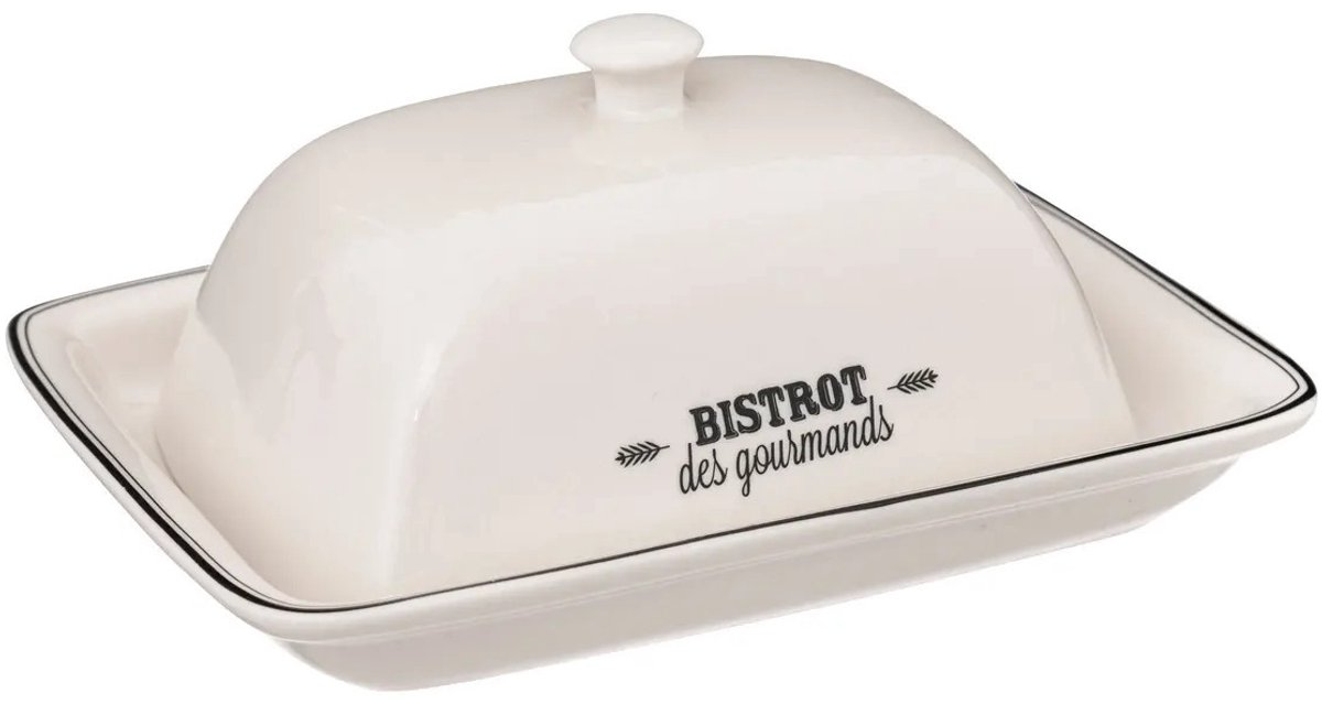 5Five botervloot Bistro Gastronome - keramiek - 19 x 14 cm - wit