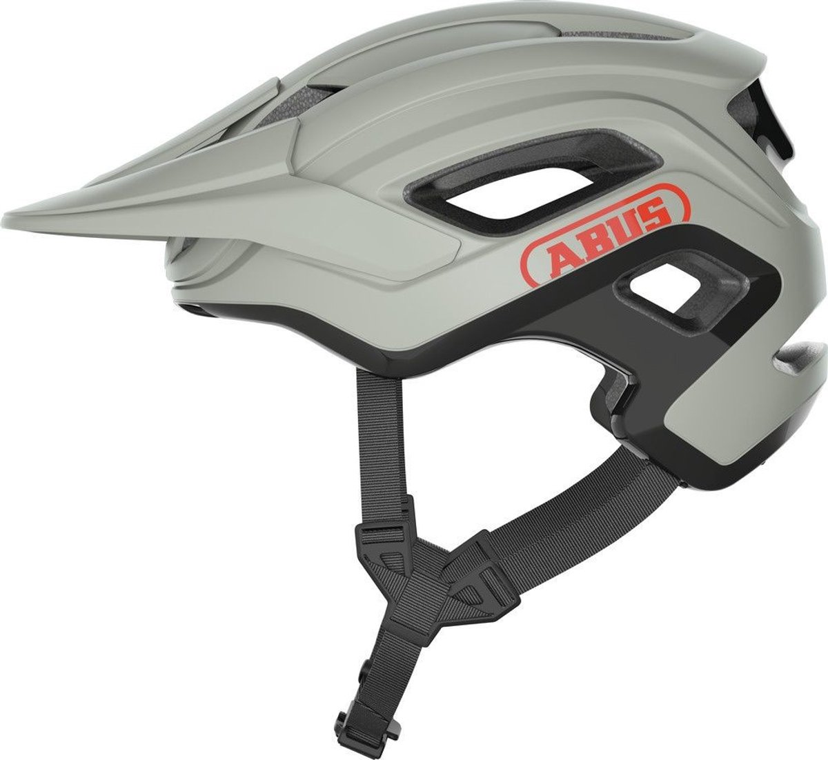 ABUS Fietshelm cliffhanger chalk grey m - 54-58 cm - grijs - geschikt voor gebruik op mountainbikes - 325 g m afbeelding