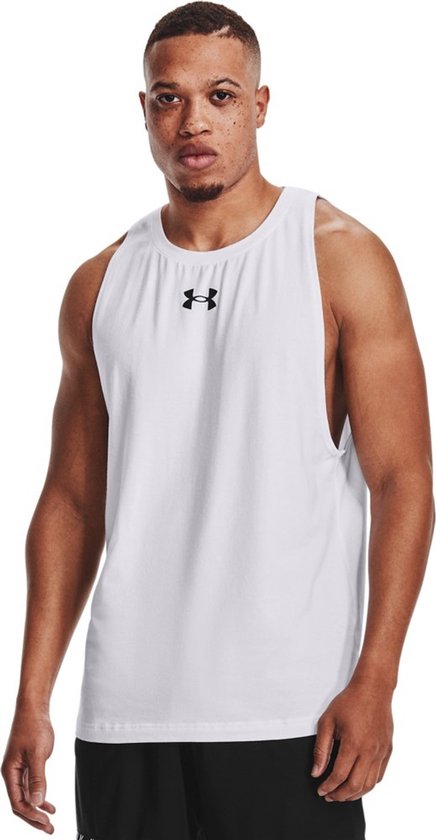 Under Armour Baseline en coton White/noir - XS