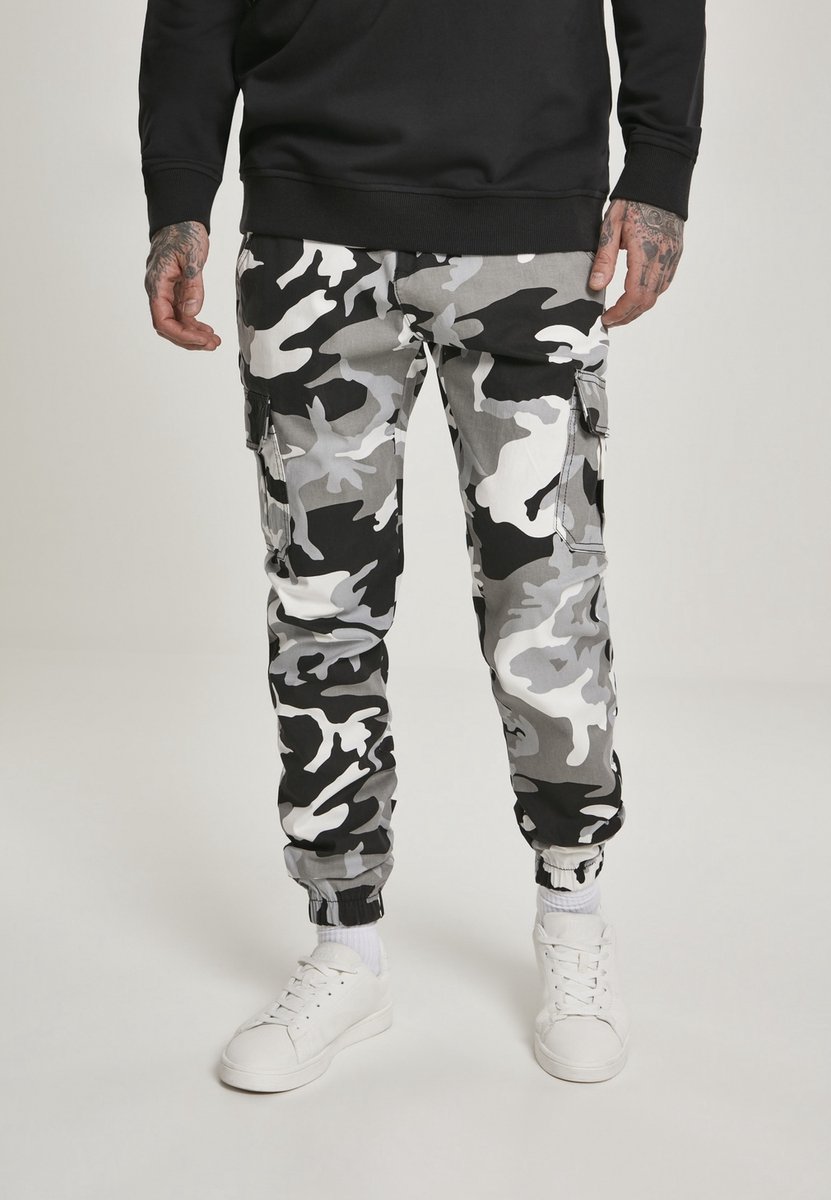 Urban Classics Camo 2.0 Cargobroek Taille 28 inch Zwart