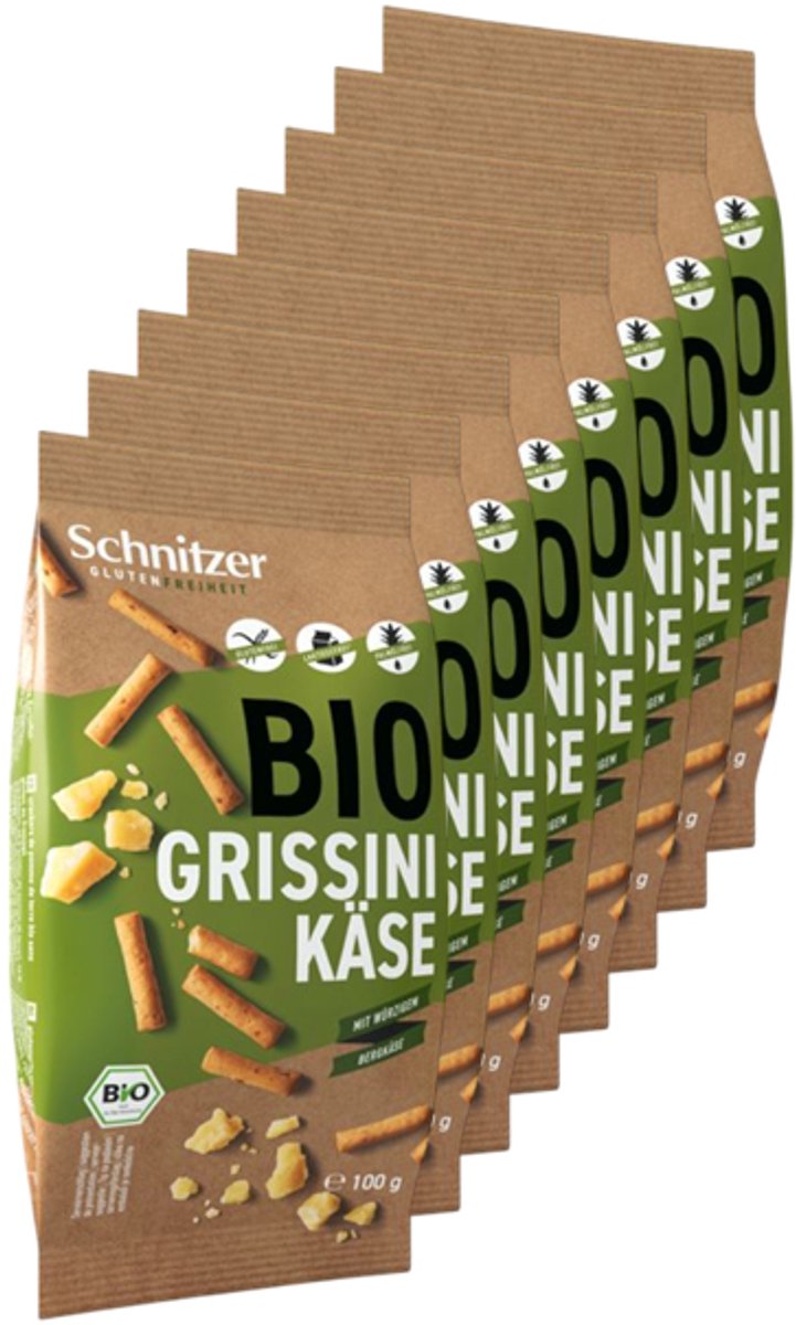 Schnitzer | Grissini Kaas | 8 stuks | 8 x 100 gram
