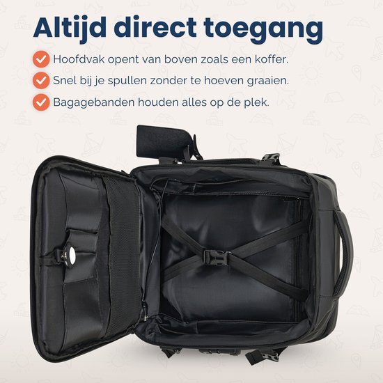 Beagles Shikoku Handbagage Rugzak (40x25x20 cm) - Underseater Reistas 20 Liter - Laptopvak 14 inch - Lichtgrijs | Koffers en Tassen Beagles Shikoku Handbagage Rugzak (40x25x20 cm) - Underseater Reistas 20 Liter - Laptopvak 14 inch - Lichtgrijs | Koffers en Tassen